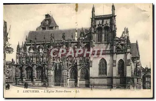 Cartes postales Louviers L'Eglise Notre Dame