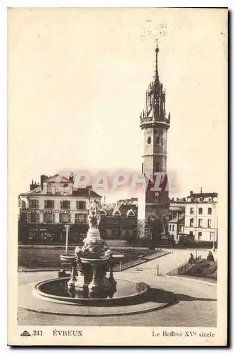Cartes postales Evreux Le Beffroi XV siecle