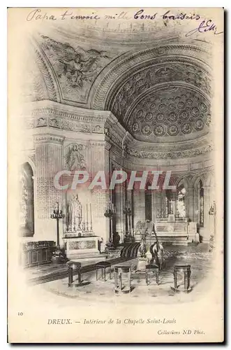 Ansichtskarte AK Dreux Interieur de la Chapelle Saint Louis