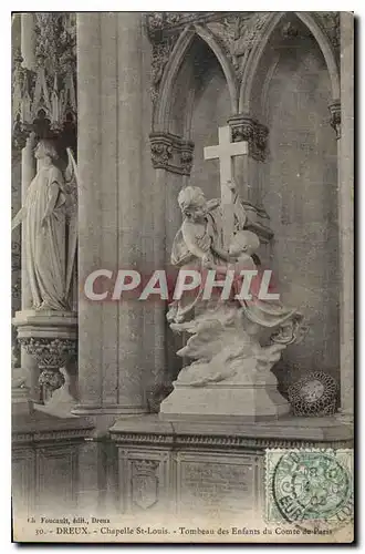 Ansichtskarte AK Dreux Chapelle St Louis Tombeau des Enfants du Comte de Paris