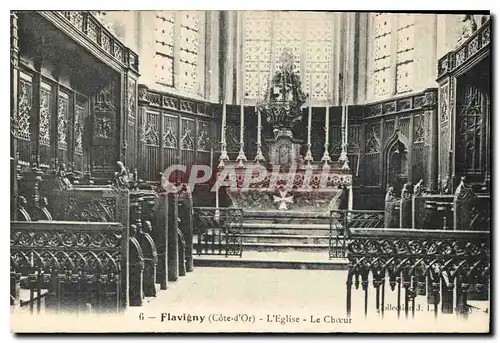 Ansichtskarte AK Flavigny Cote d'Or L'Eglise Le Choeur