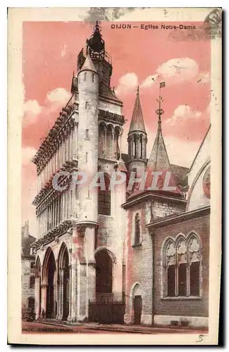 Cartes postales Dijon Eglise Notre Dame