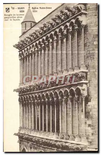 Cartes postales Dijon Eglise Notre Dame