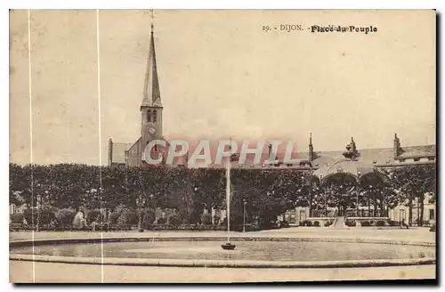 Cartes postales Dijon Place du Peuple