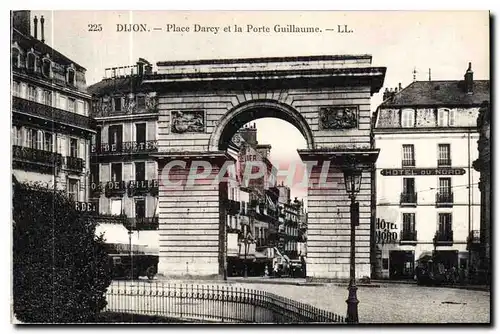 Cartes postales Dijon Place Darcy et la Porte Guillaume