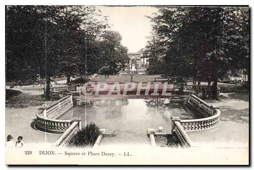 Ansichtskarte AK Dijon Square et Place Darcy