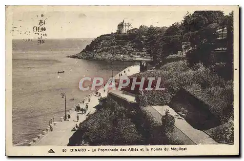 Ansichtskarte AK Dinard La Promenade des Allies et la Pointe du Moulinet