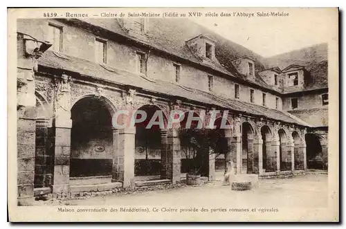 Cartes postales Rennes Cloitre de Saint Melaine