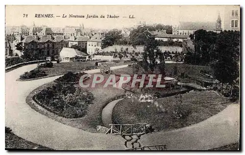 Ansichtskarte AK Rennes Le Nouveau Jardin du Thabor