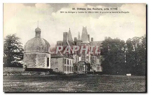 Cartes postales Chateau des Rochers pres Vitre