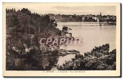 Ansichtskarte AK Dinard La Vicomte Vue vers Dinard