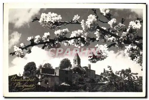 Cartes postales Heureuses Paques Fleurs