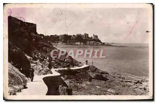 Ansichtskarte AK Dinard Promenade du Moulinet Vue sur la Malouine