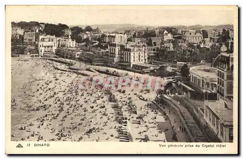 Ansichtskarte AK Dinard Vue generale prise du Crystal Hotel