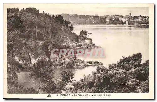 Ansichtskarte AK Dinard La Vicomte Vue vers Dinard