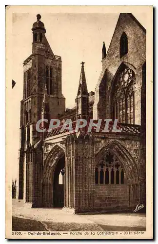 Cartes postales Dol de Bretagne Porche de la Cathedrale