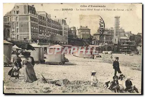 Ansichtskarte AK Dinard Le Grand Hotel Royal et le Palais de Cristal