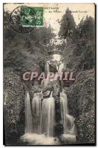 Ansichtskarte AK Bretagne Au Thabor La Grande Cascade Rennes