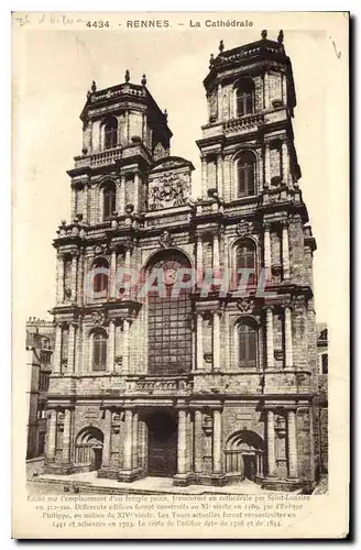 Cartes postales Rennes La Cathedrale