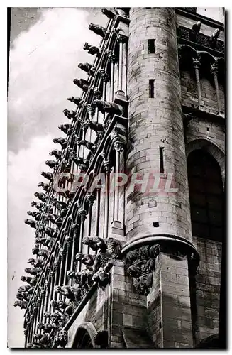 Ansichtskarte AK Dijon Cote d'Or Eglise Notre Dame Les Chimeres