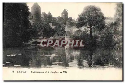 Cartes postales Semur L'Armancon et le Donjon