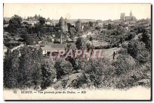 Cartes postales Semur Vue generale prise du Donjon