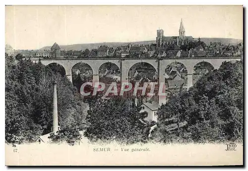 Cartes postales Semur Vue generale