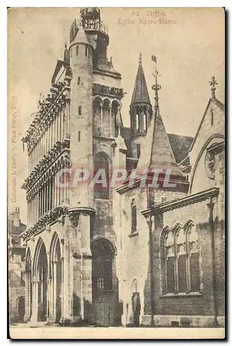 Cartes postales Dijon Eglise Notre Dame