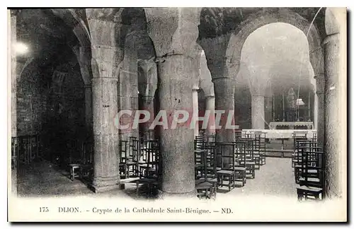 Ansichtskarte AK Dijon Crypte de la Cathedrale Saint Benigne