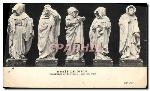 Ansichtskarte AK Musee de Dijon Pleurants du Tombeau de Jean sans Peur