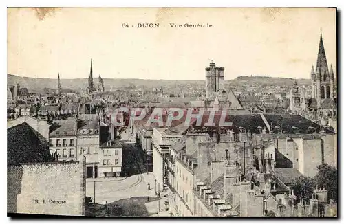 Cartes postales Dijon Vue Generale