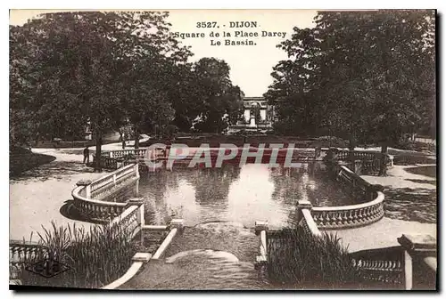 Cartes postales Dijon Square de la Place Darcy Le Bassin