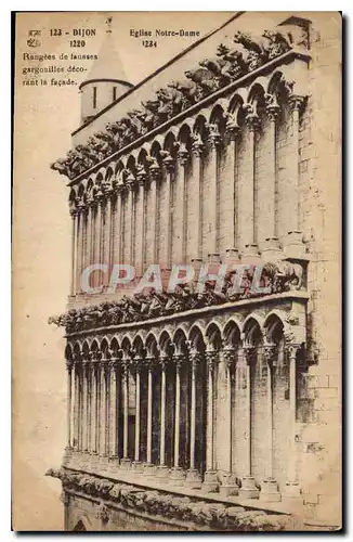 Cartes postales Dijon Eglise Notre Dame