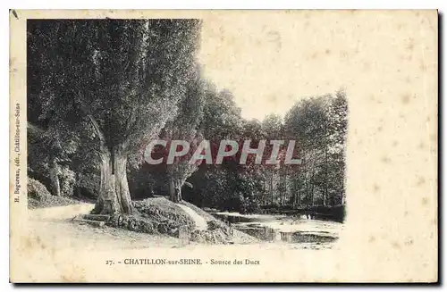 Cartes postales Chatillon sur Seine Source des Ducs