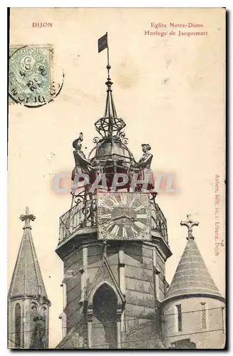 Ansichtskarte AK Dijon Eglise Notre Dame Horloge de Jacquemart