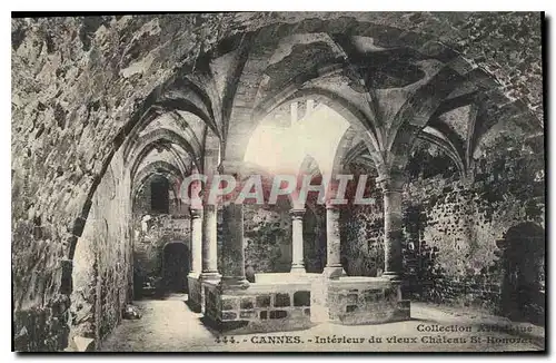 Cartes postales Cannes Interieur du vieux Chateau St Honorat