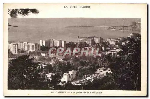 Cartes postales Cannes Vue prise de la Californie