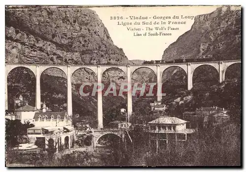 Ansichtskarte AK Viaduc Gorges du Loup Ligne du Sud de la France