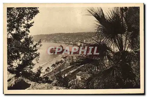 Cartes postales Nice Alpes Maritimes Vue panoramique prise de la Cascade du Chateau