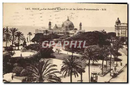 Cartes postales Nice Le Jardin Albert et la Jetee Promenade