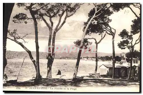 Cartes postales Juan les Pins La Pinede et la Plage