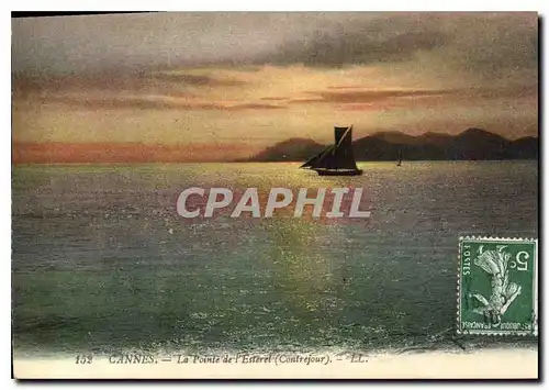 Cartes postales Cannes La Pointe de l'Esterel Contrejour