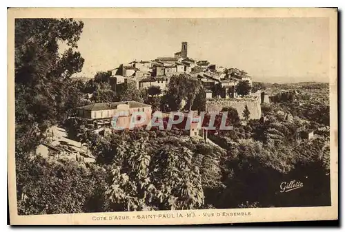 Ansichtskarte AK Cote d'Azur Saint Paul AM Vue d'Ensemble