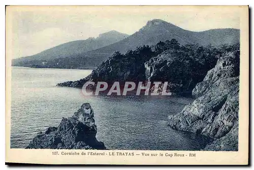 Cartes postales Corniche de l'Esterel Le Trayas Vue sur le Cap Roux