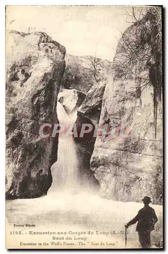 Ansichtskarte AK Excursion aux Gorges du Loup AM Saut du Loup