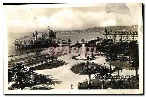 Cartes postales Nice Le Jardin Albert et la Jetee Promenade