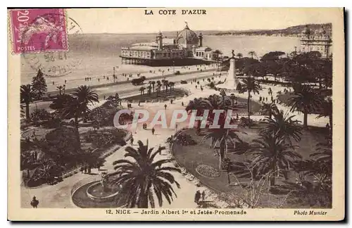 Cartes postales Nice Jardin Albert et Jetee Promenade