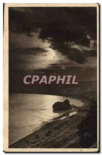 Cartes postales Nice Alpes Maritimes La Baie des Anges au Coucher du Soleil