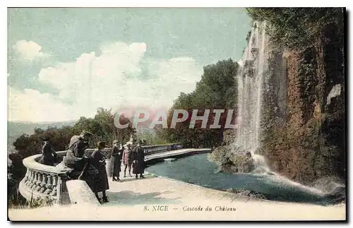 Cartes postales Nice Cascade du Chateau