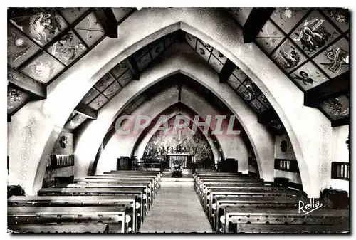 Ansichtskarte AK Les Alpes Maritimes Valberg Sanctuaire de Notre Dame des Nuiges Interieur